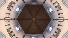 Inside the dome of Temple Church