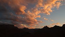 Stunning skies across the Grand Canyon.