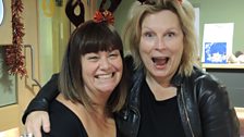 Dawn French and Jennifer Saunders