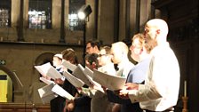 The men of Temple Church choir