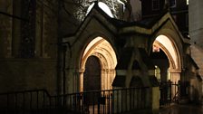 The Norman entrance to the Sepulchre at Temple Church