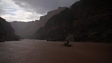 Storm setting in on the river.