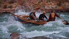 Getting splashed by the cold water on Paria River Riffle