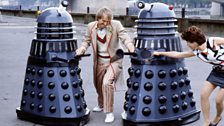 A publicity shot for Resurrection of the Daleks (1984)