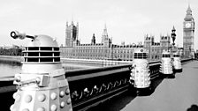 The Daleks on location for their second adventure…