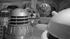 The Daleks confront the Mechanoids…