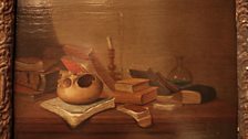 Still Life with a Skull and Books by Gerrit van Vucht