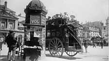 Paris: newspaper kiosk