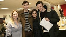 At the read through for The Day of the Doctor