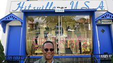 Alvin in front of the Motown Museum - the former home of Motown