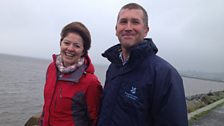 Helen and Andrew Upton, Coast and Countryside Manager on Strangford Lough