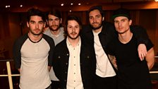 You Me At Six in session for Zane