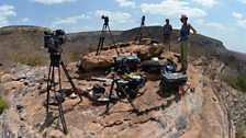 Multiple camera set up, Serra da Capivara National Park