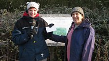 Clue one took Kirsteen to the notice board on Upgate Common at Swannington