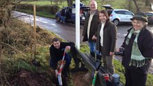 Burying the 鶹Լ Radio Devon Time Capsule