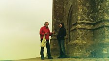 Julian and Joseph on Glastonbury Tor