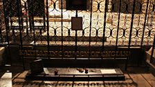 Katherine of Aragon's tomb in Peterborough Cathedral