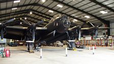 ‘Just Jane’, the Lancaster Bomber based at the Lincolnshire Aviation Heritage Centre at East Kirkby.