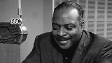 Count Basie, the celebrated American pianist and band leader, in 1957.