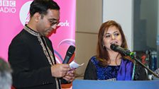 Ray Khan Welcomes Poetess Farzana Khan.