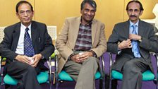 Poet Dr Shamim, Farooq Sagar, Basir Kazmi.