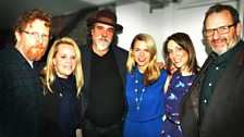 Tim O'Brien, Mary Chapin Carpenter, Darrell Scott, Aoife O'Donovan, Emily Smith and Mark Radcliffe at Celtic Connections 2014