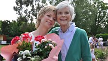 Mamie with Sally at the Templeton Bowling Club Fete, Rutherglen, 2010