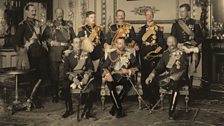 Nine Kings assembled at Buckingham Palace for the funeral of Edward VII, the father of George V (centre).