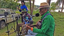 Jolly Boys open-air recording session