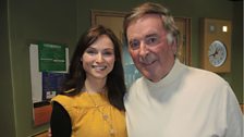 Strictly Come Dancing star and singing sensation Sophie Ellis-Bextor with Sir Terry.