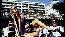 Jerry Hall and Helmut Newton, Cannes by David Bailey, 1983