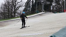 Fred learns to Ski Jump