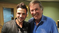 Peter Andre with Sir Terry