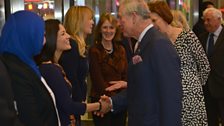 HRH The Prince of Wales meet Mishal Husain