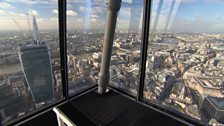 The view from near the tower’s tip.