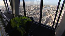 The view from near the tower’s tip.