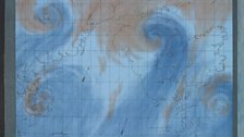 Fitzroys Map showing tropical and polar air currents over the British Isles, Plate VII (1863)