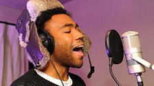 Childish Gambino in session