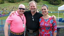 Mark, Alasdair Fraser and Natalie Haas