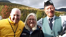 Mark with Lezlie Webster and piper Ian Stewart