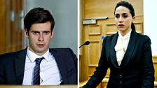 February: Mark and Zinnie face each other in court as the rape trial comes to a dramatic conclusion