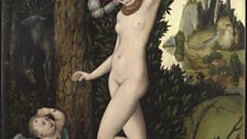 Lucas Cranach the Elder (1472-1553) Cupid complaining to Venus, about 1525