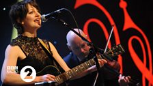 Anaïs Mitchell and Jefferson Hamer at the 2014 Folk Awards