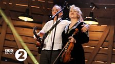 Martin Carthy and Eliza Carthy at the 2014 Folk Awards