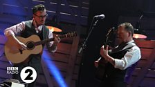 Martin Simpson and Richard Hawley  at the 2014 Folk Awards