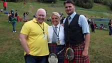 Mark with Paula Braden and Stephen Gilchrist