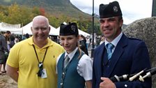 Mark with Emma and Alan Barr