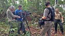 Filming in Sumatra