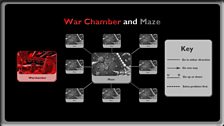 War chamber and maze map