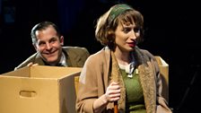 Michael Matus as Sandor & Isy Suttie as Mrs P in The A-Z of Mrs P